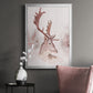 Blush Deer - Modern Framed Canvas Print