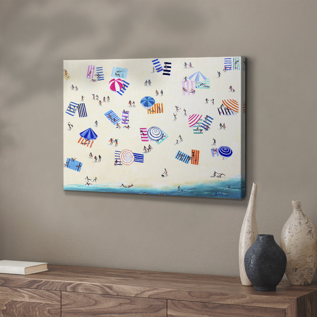 Colorful Beach - Canvas Art Print
