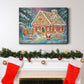 Santa's Ginger Workshop - Premium Gallery Wrapped Canvas  - Ready to Hang