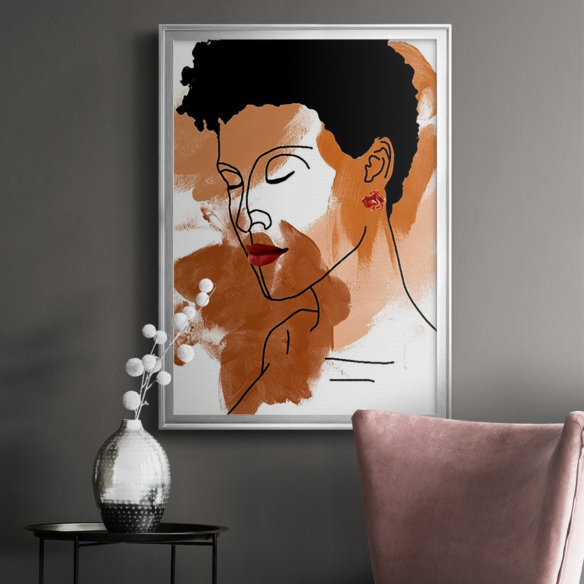 Phenomal Women III - Modern Framed Canvas Print