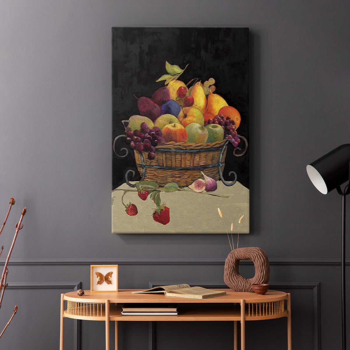 Fruit Basket I Revisit - Canvas Art Print