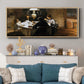 The Dinner, 1868 - Floater Framed Canvas Print