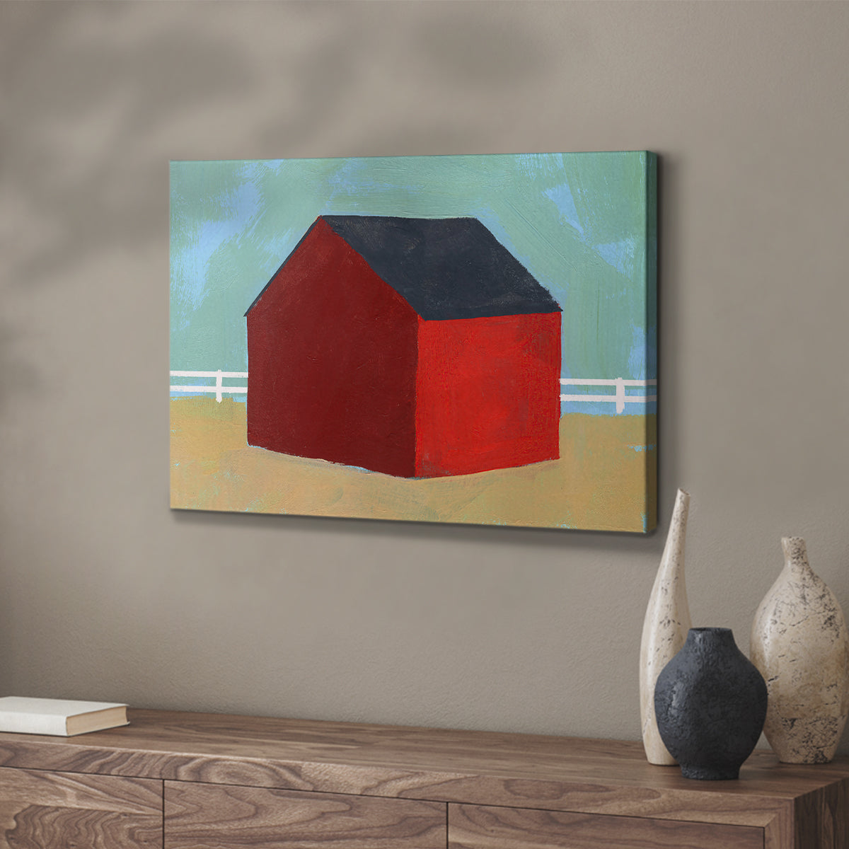 Big Red One IV - Canvas Art Print