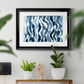 True Blue Wave II - Modern Framed Art Print