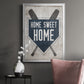 Home Sweet Home Base - Modern Framed Canvas Print