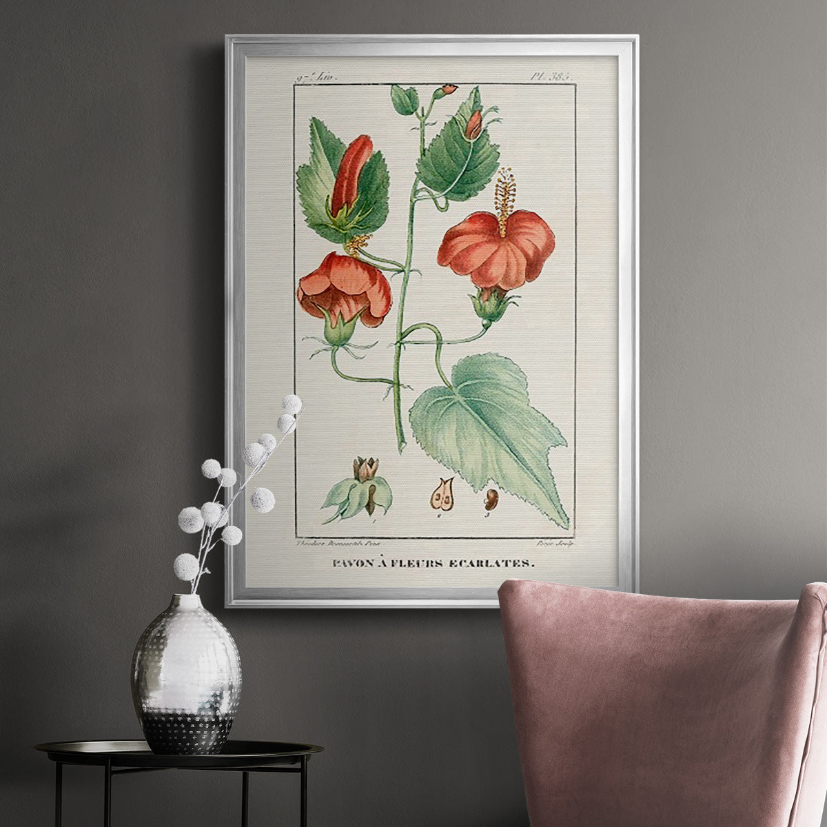 Turpin Tropical Botanicals IV - Modern Framed Canvas Print