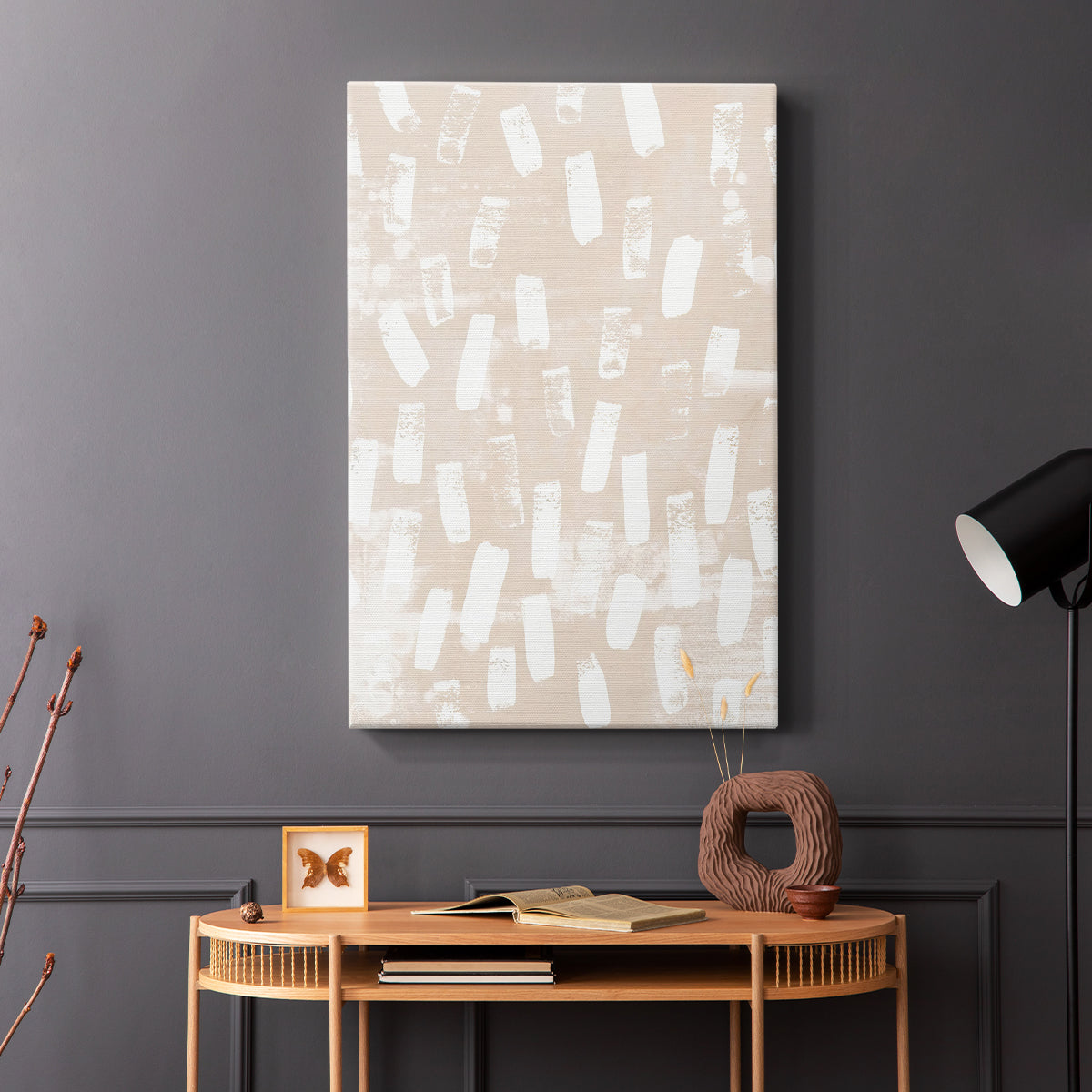 Earth Etching I - Canvas Art Print