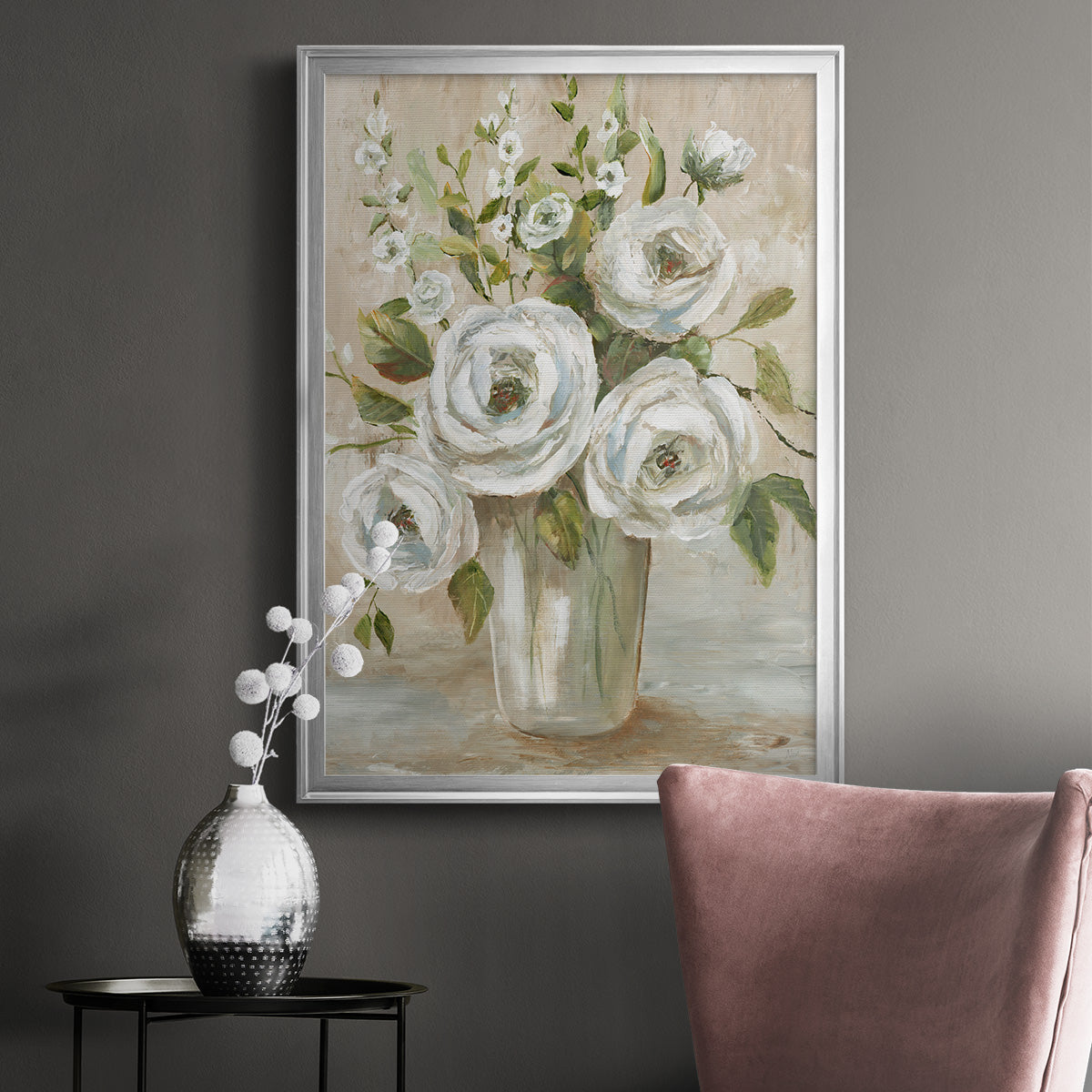 Astor Place - Modern Framed Canvas Print