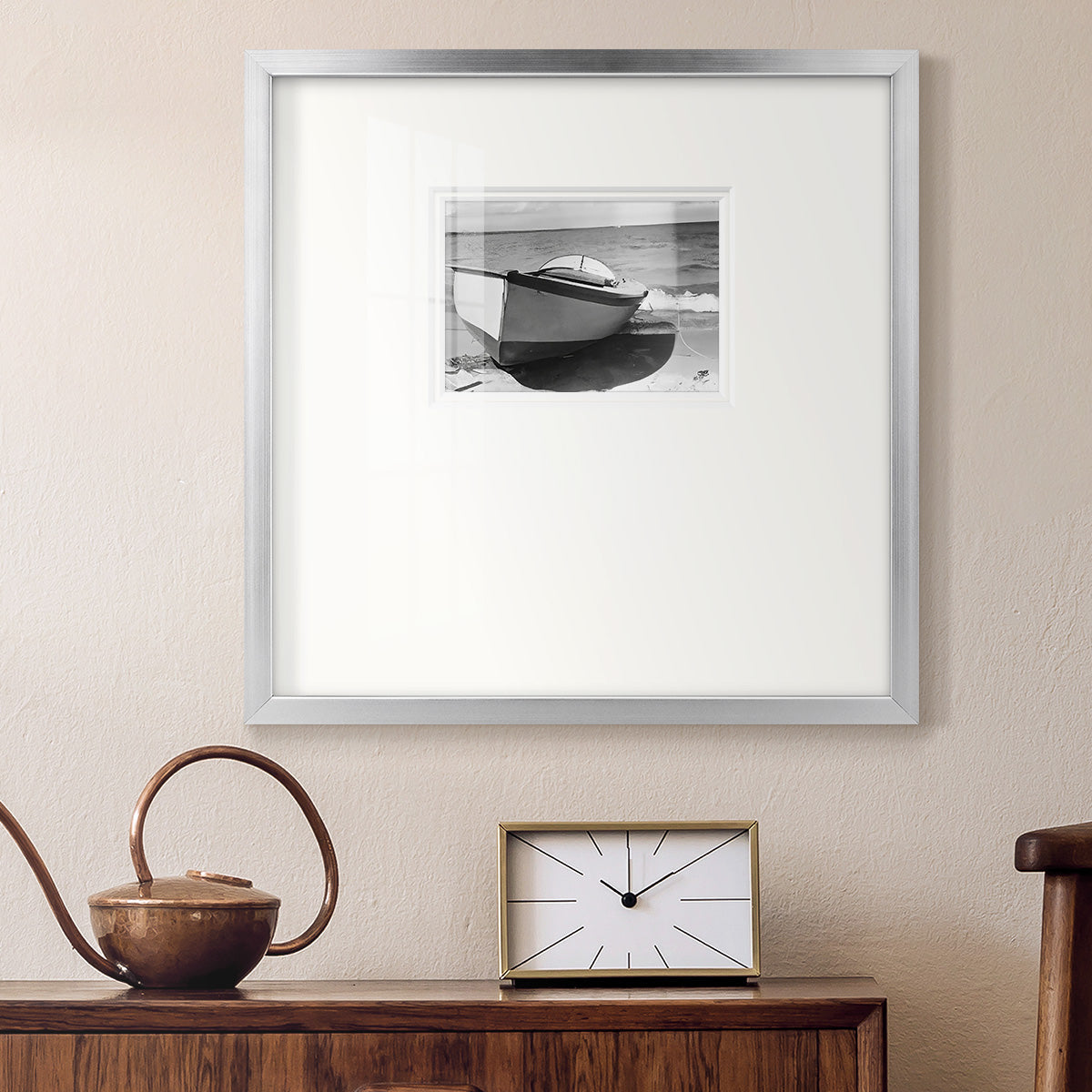 Vintage Rowboat II Premium Framed Print Double Matboard