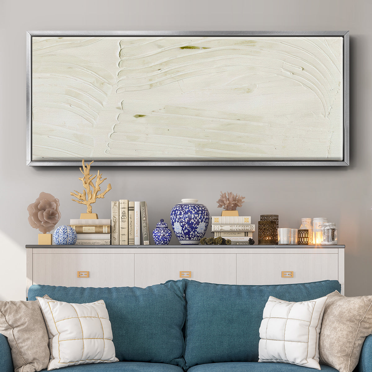 Roll Crossing II - Floater Framed Canvas Print