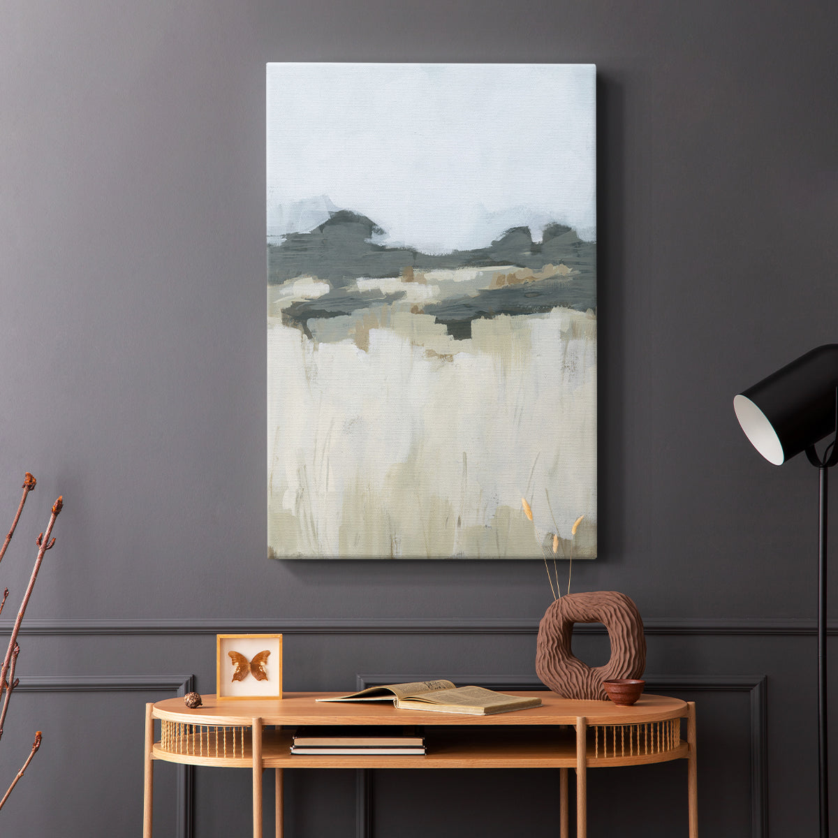 Brushstroke Badlands II - Canvas Art Print