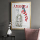 America My Home Sweet Home - Modern Framed Canvas Print