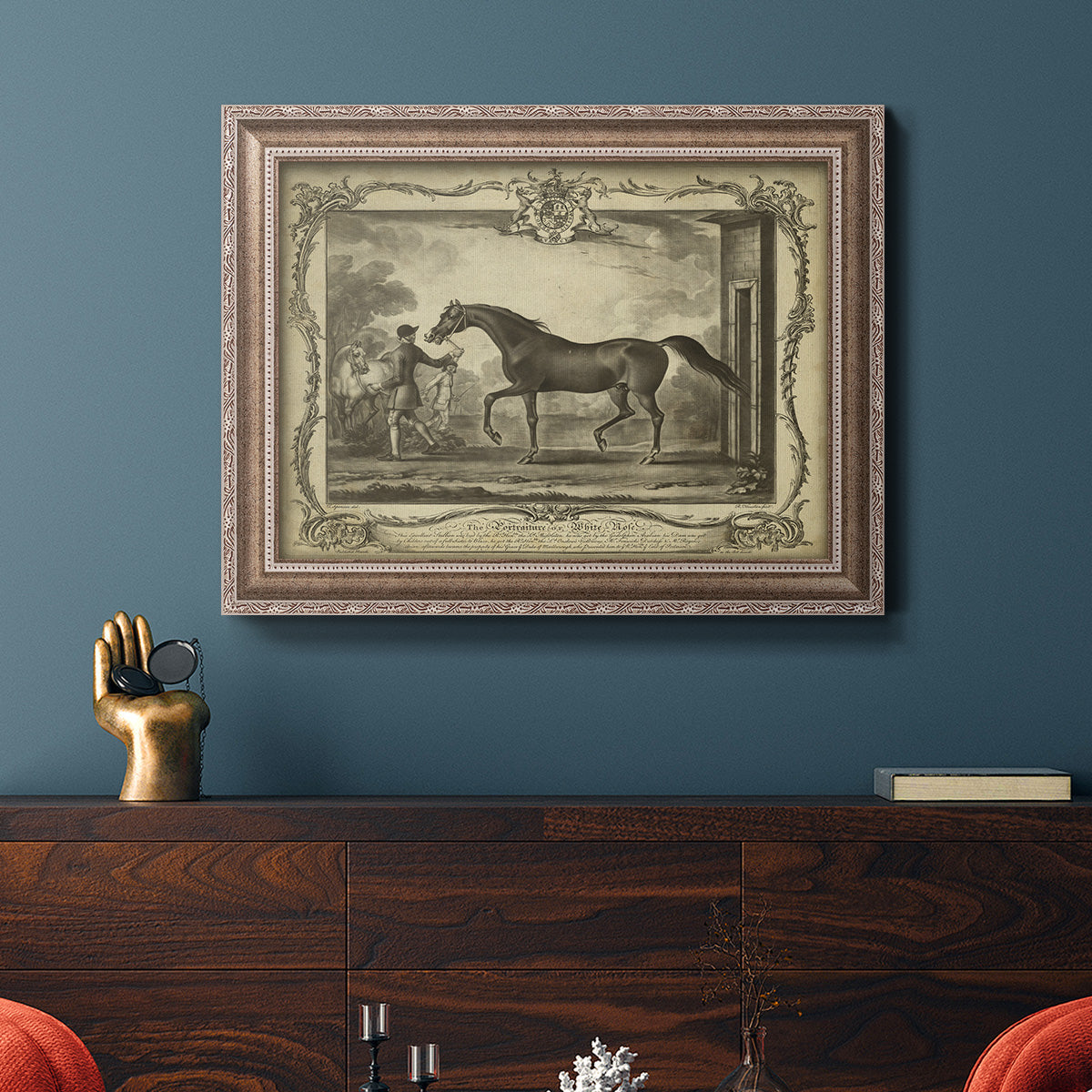 Distinguished Horses IV Premium Framed Canvas- Ready to Hang