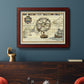 Nautical Map I Premium Framed Canvas- Ready to Hang