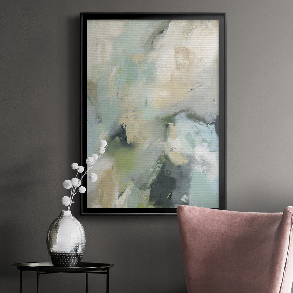 Through it All - Modern Framed Canvas Print