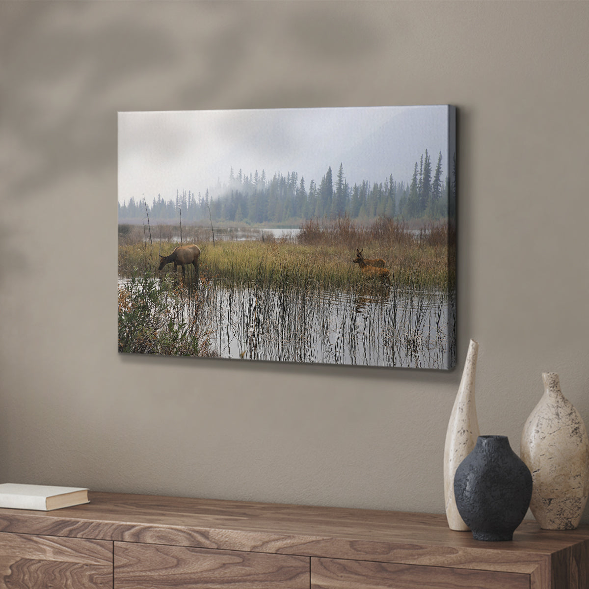 Out with the Twins - Canvas Art Print