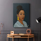 Figure in Yellow Earring - Canvas Art Print