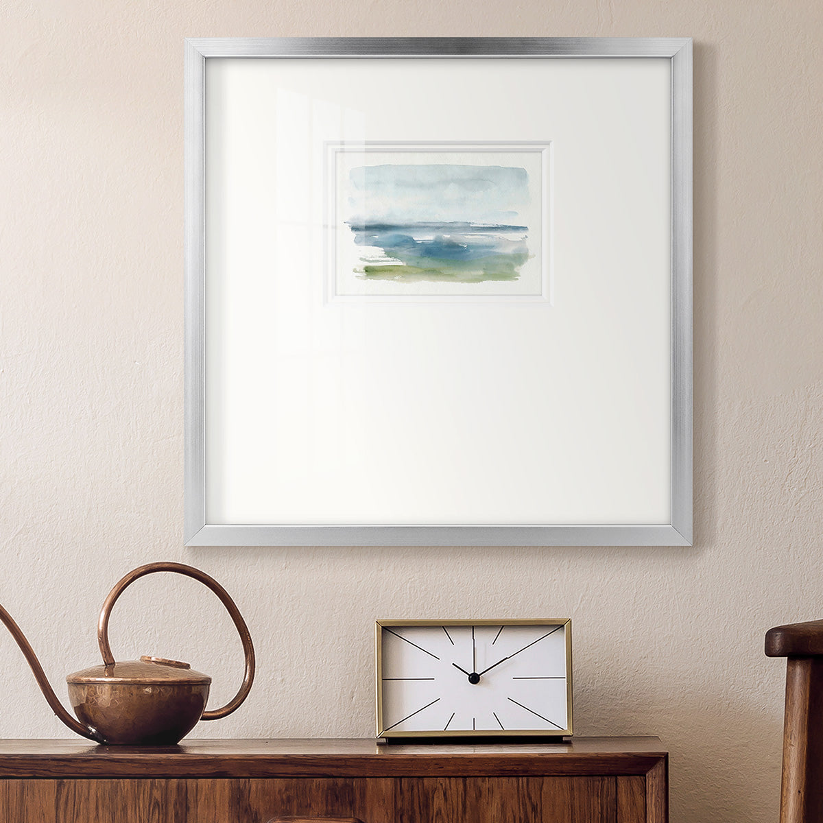 Coastline Splash IV Premium Framed Print Double Matboard