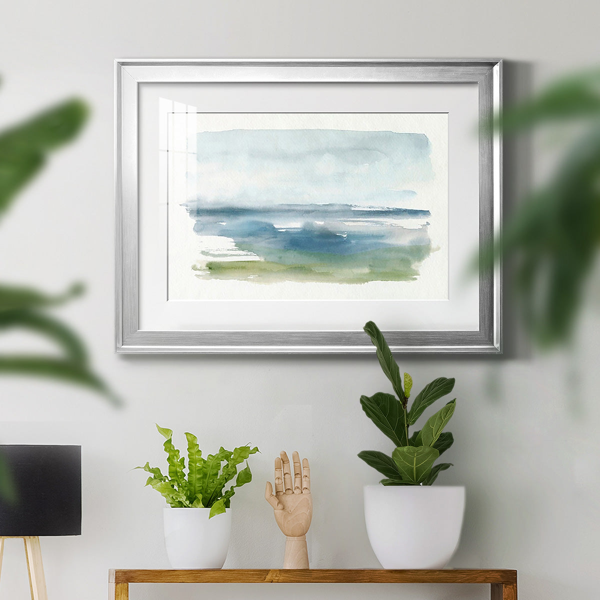 Coastline Splash IV Premium Framed Print - Ready to Hang