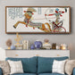 Egyptian Chariots I - Floater Framed Canvas Print