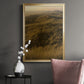 Golden Fog I - Modern Framed Canvas Print