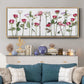 Rouge Moderne Panel - Floater Framed Canvas Print