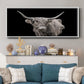 It's a Mooood I - Floater Framed Canvas Print