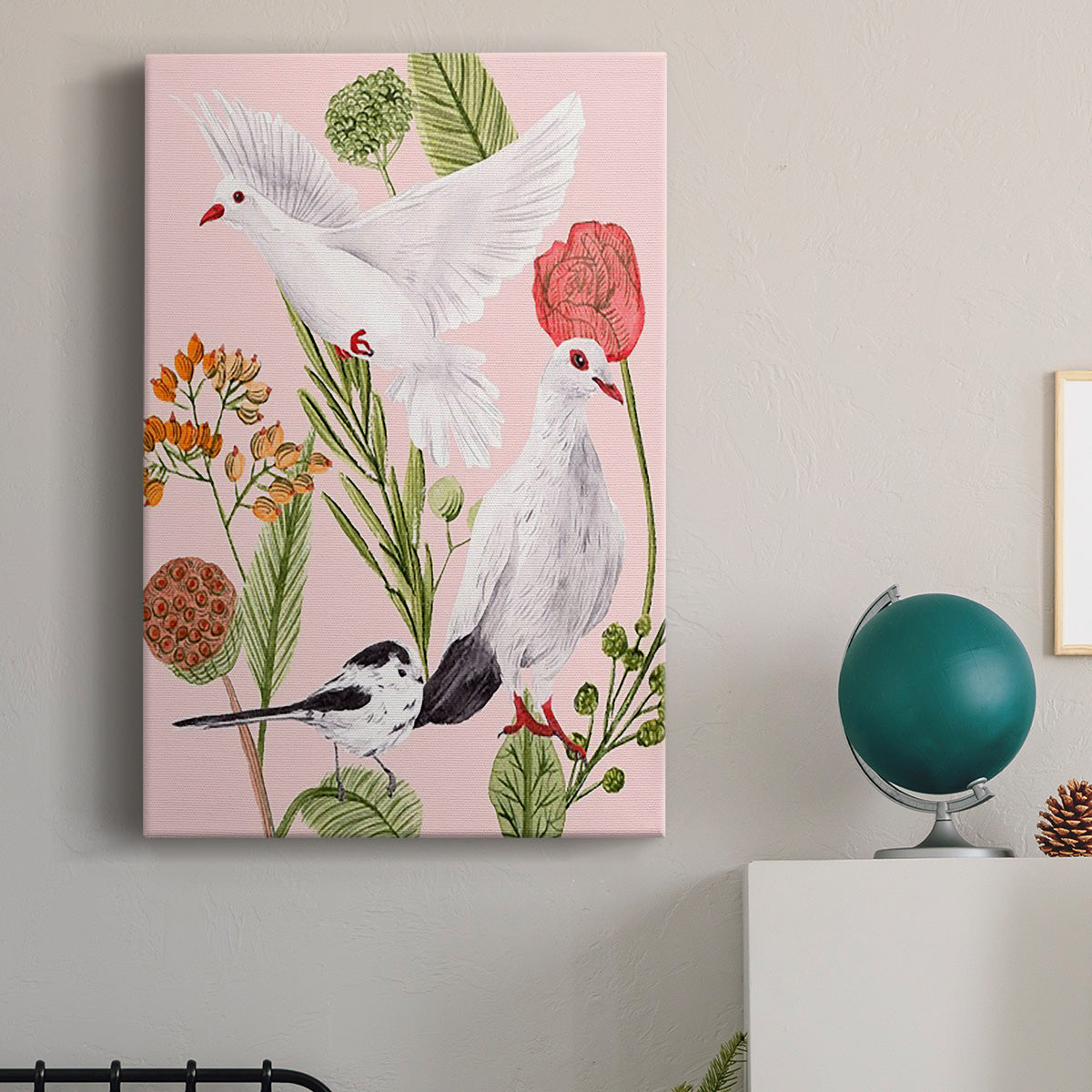 Birds in Motion I Premium Gallery Wrapped Canvas - Ready to Hang