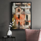 Stacked Houses IV - Modern Framed Canvas Print