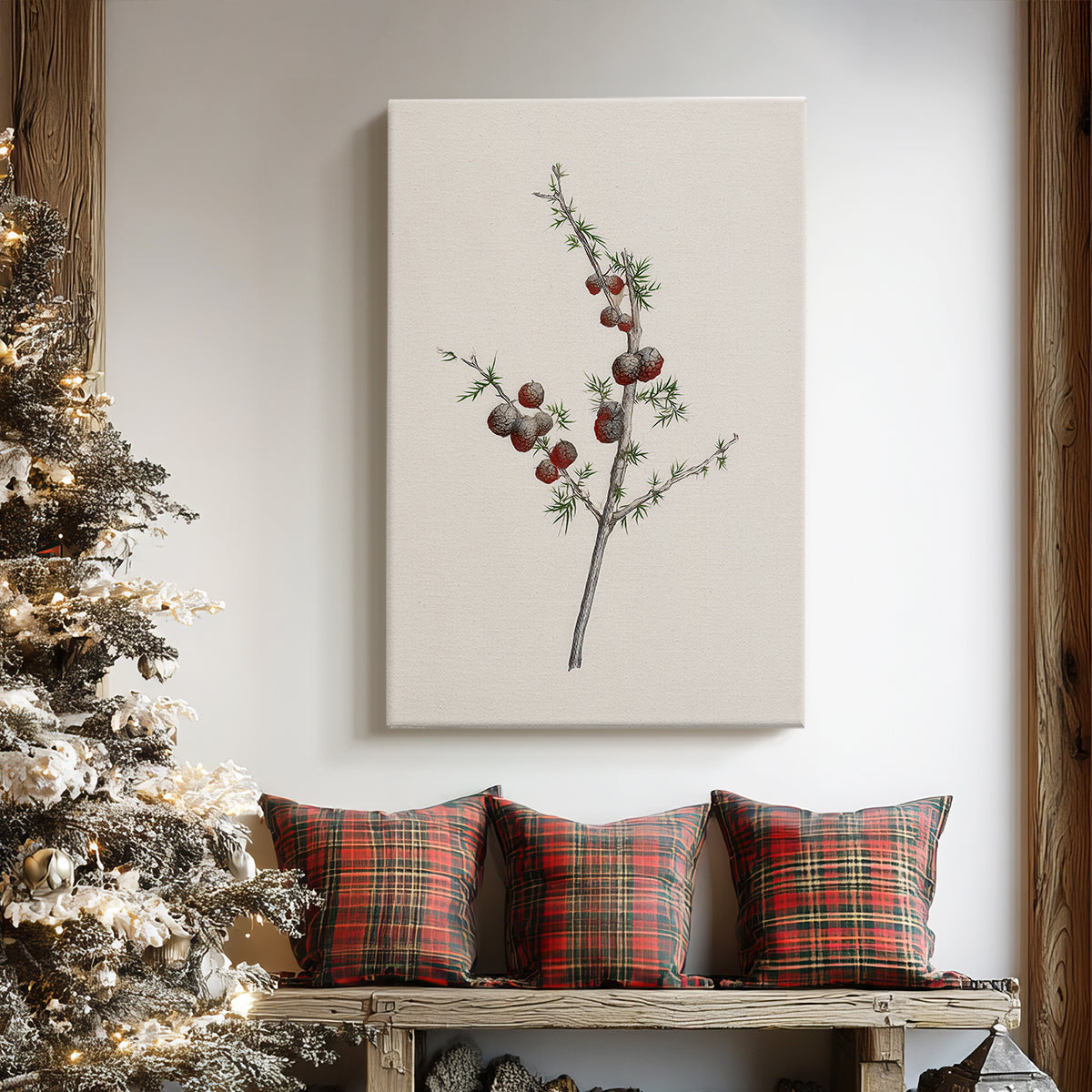 Twilight of Pearled Nativity - Canvas Art Print