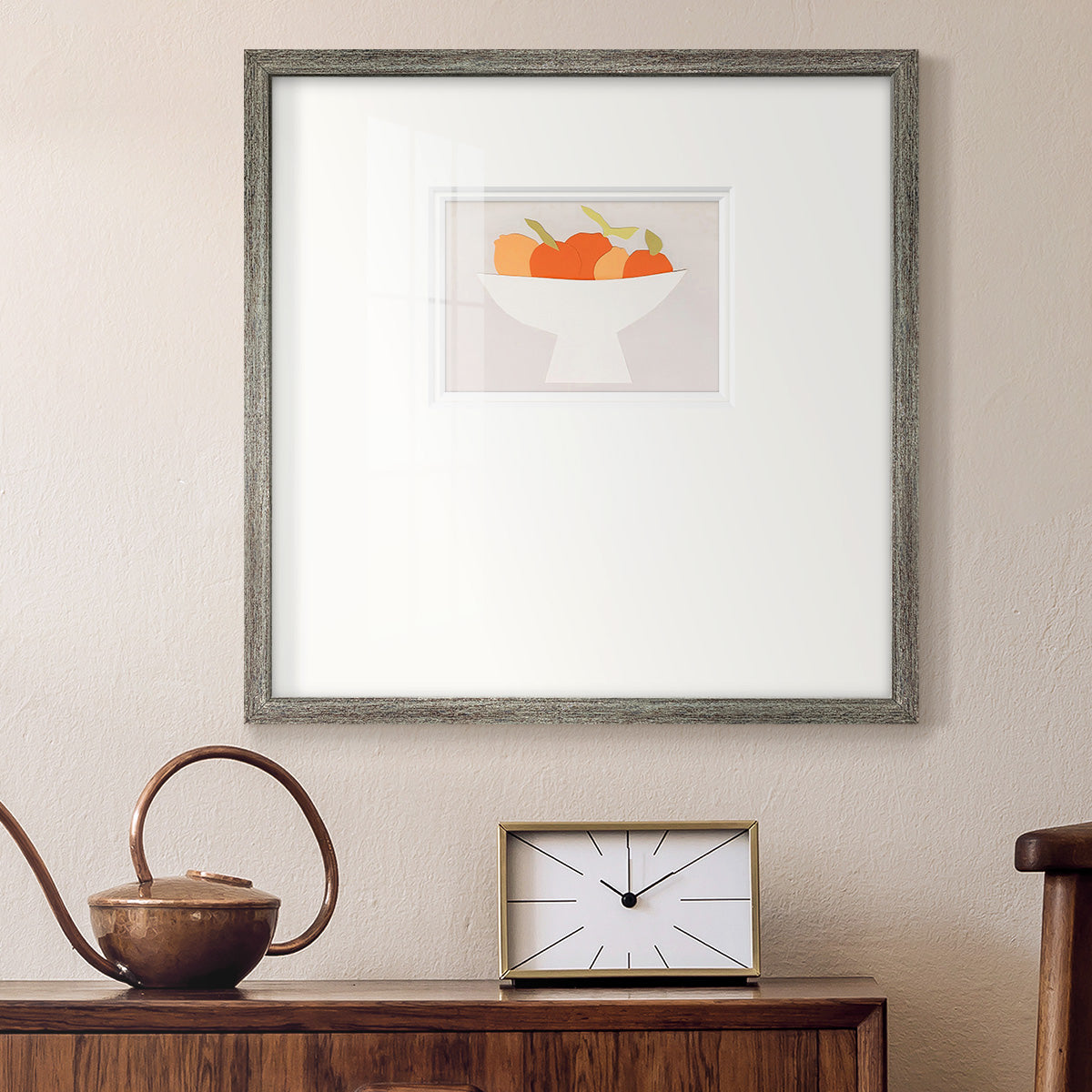 Sumo Citrus I Premium Framed Print Double Matboard