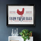 Farm Fresh Eggs Premium Classic Framed Canvas - Ready to Hang