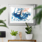 Dancing Blue I Premium Framed Print - Ready to Hang