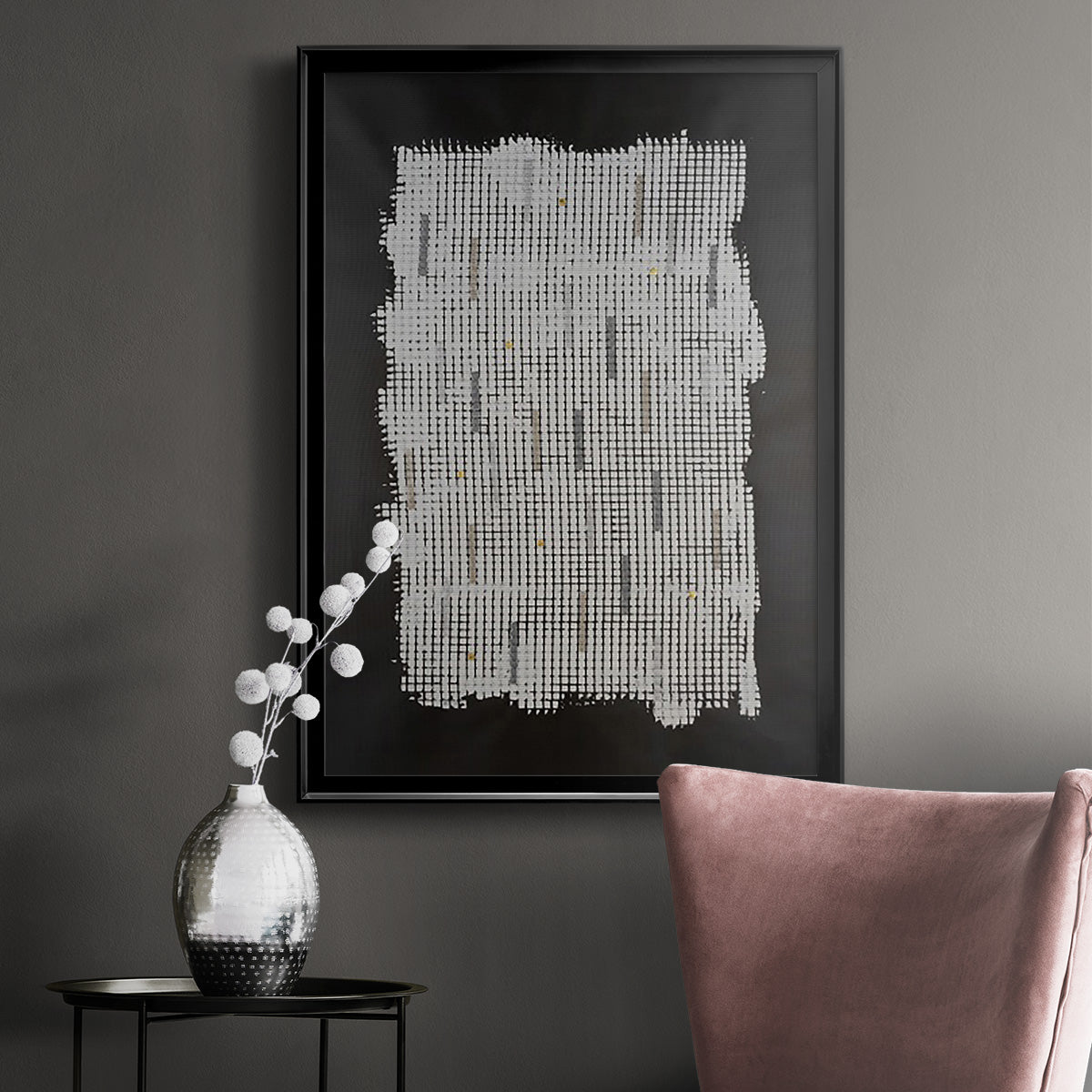 Bits & Bytes II - Modern Framed Canvas Print