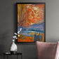 Cadmium Winter Solstice II - Modern Framed Canvas Print