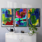 Brights Strokes I - Floater Framed Canvas Set