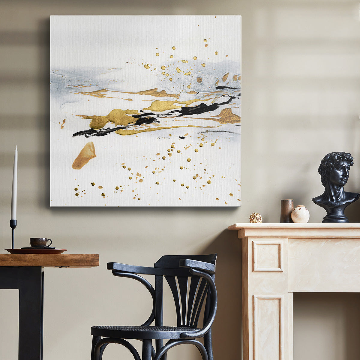 Golden Kelp III - Canvas Art Print