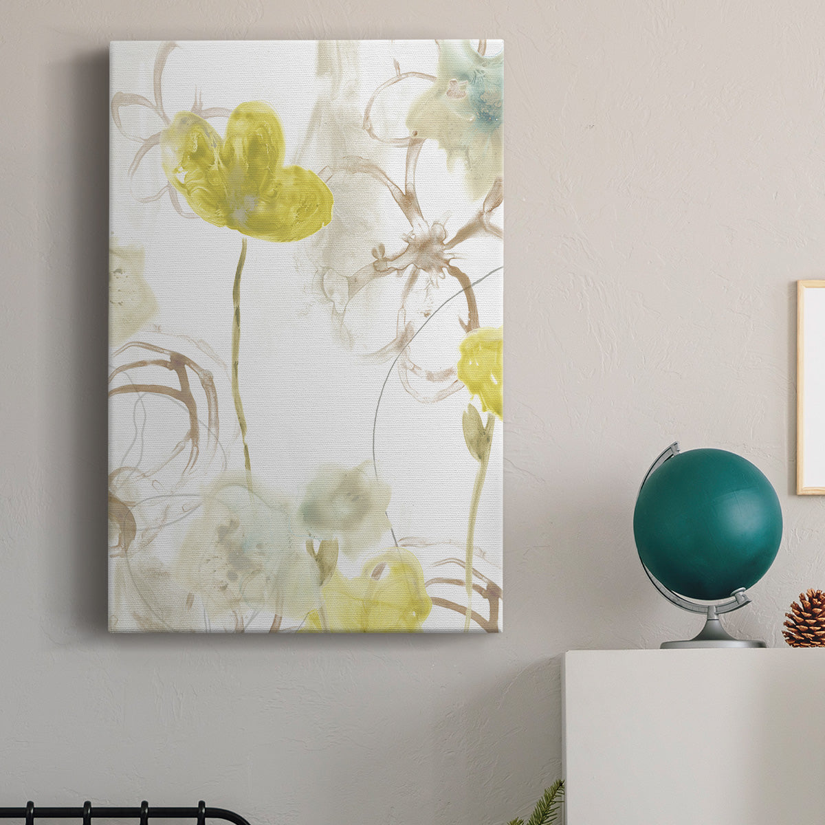 Floral Arc II - Canvas Art Print