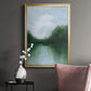 Mossy Reflections II - Modern Framed Canvas Print