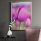 Magenta Stem - Modern Framed Canvas Print