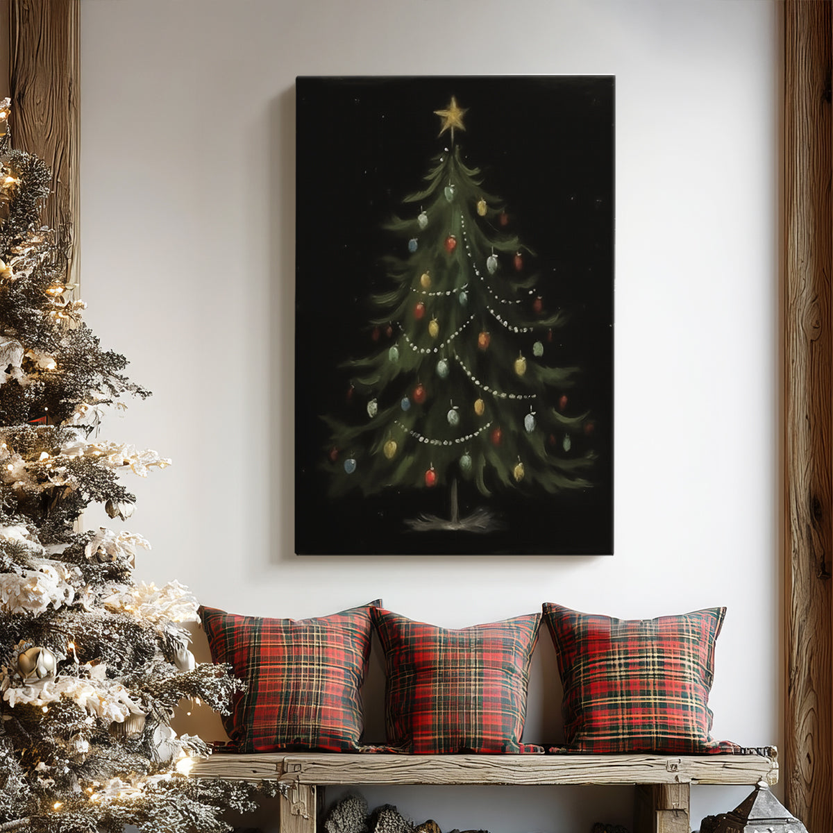 Chapel of Soft Linen Serenade - Canvas Art Print
