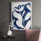 Blue Eucalyptus II - Modern Framed Canvas Print