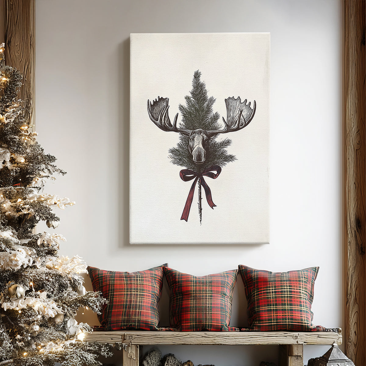 Snowwhite Dawn at Eve - Canvas Art Print