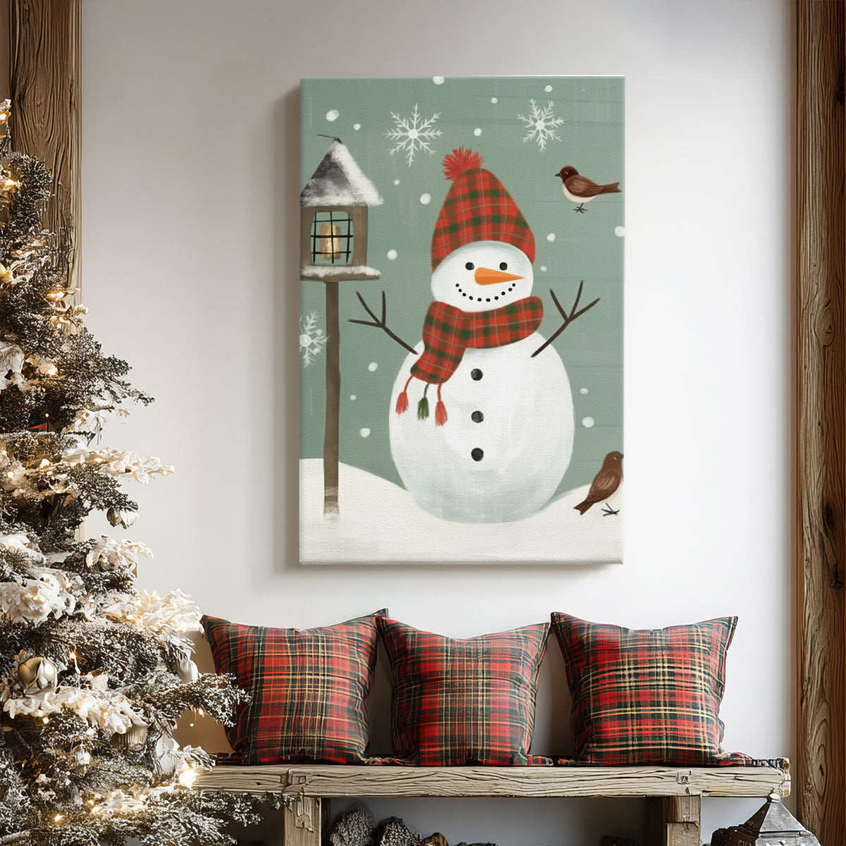 Pearled Eve Hearth - Canvas Art Print