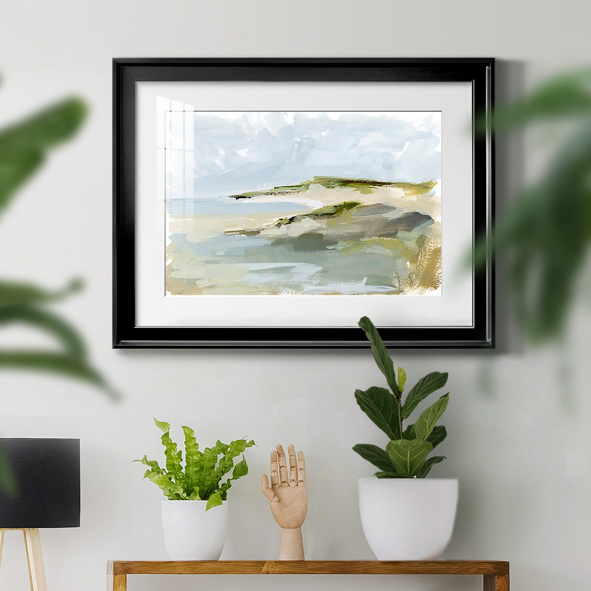 Sea Cove Impression I - Modern Framed Art Print
