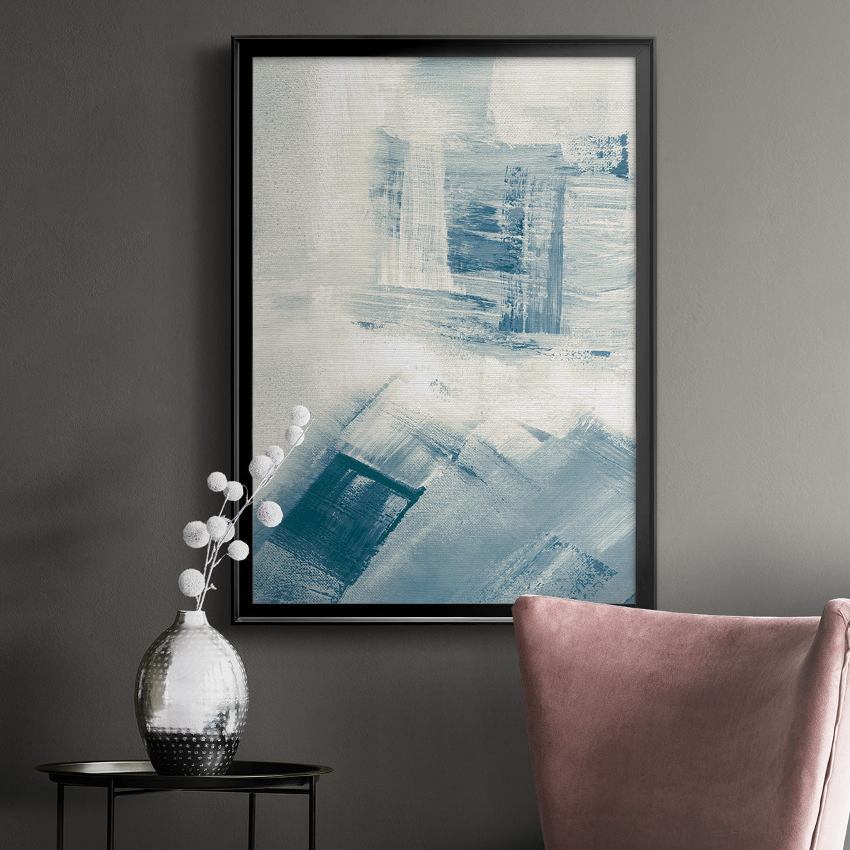 Wind Blown II - Modern Framed Canvas Print