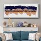 Treeline Panorama - Floater Framed Canvas Print