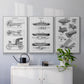 Industrial Flight - Floater Framed Canvas Set