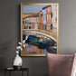 Colorful Canal - Modern Framed Canvas Print