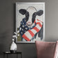 American Cow I - Modern Framed Canvas Print